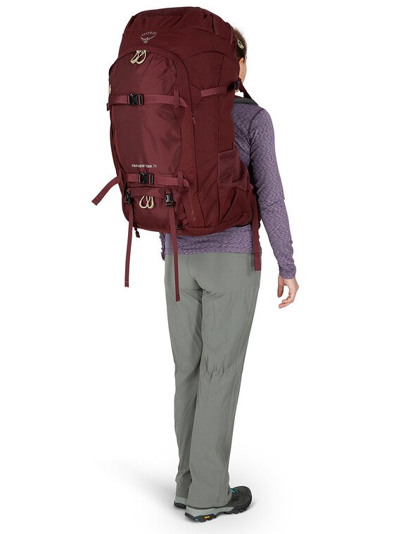 Osprey Fairview Trek 70 Women's Travel Trekking Outdoor Camping Hiking Backpack