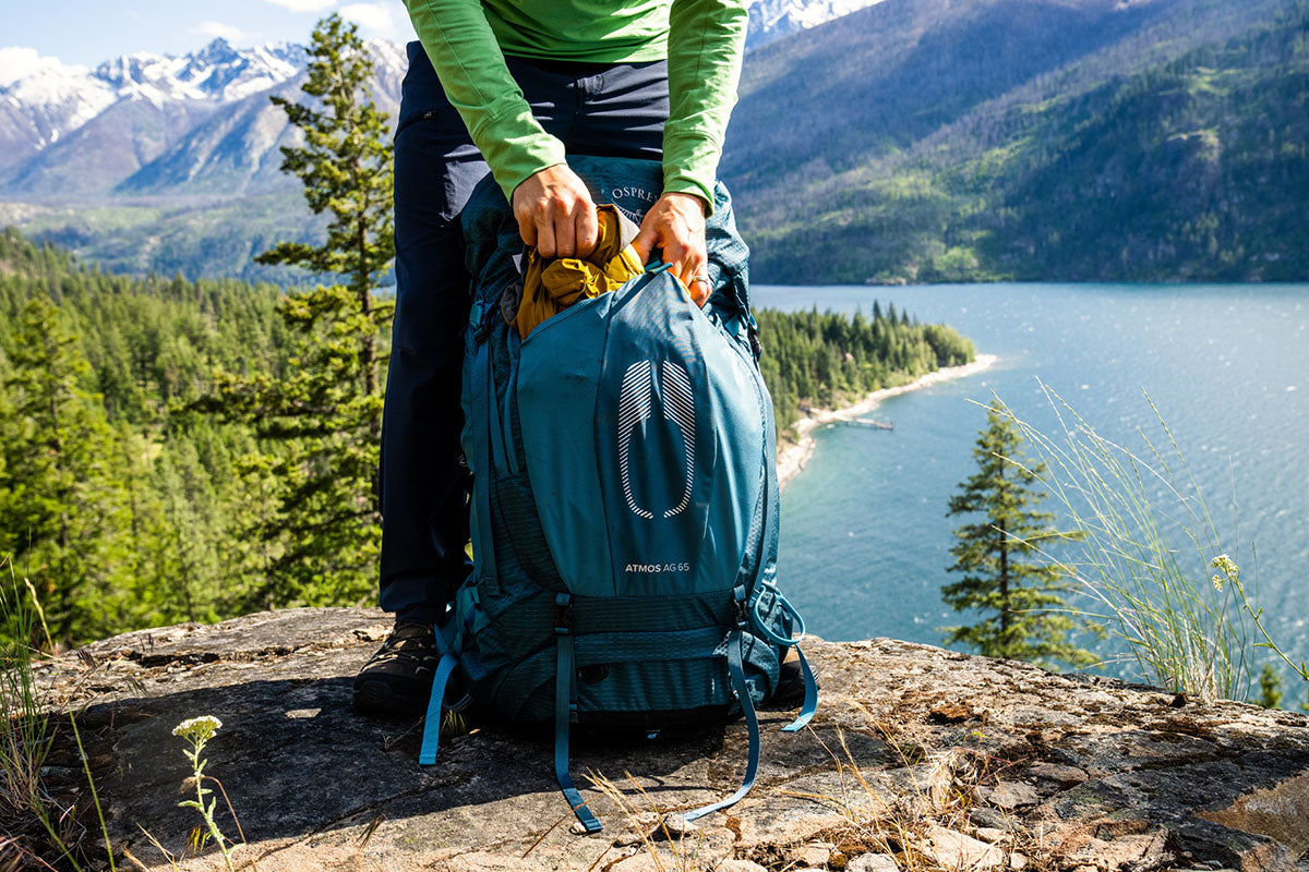Osprey ATMOS AG 65L Men's Backpacking Outdoor Camping Hiking Travel Backpack