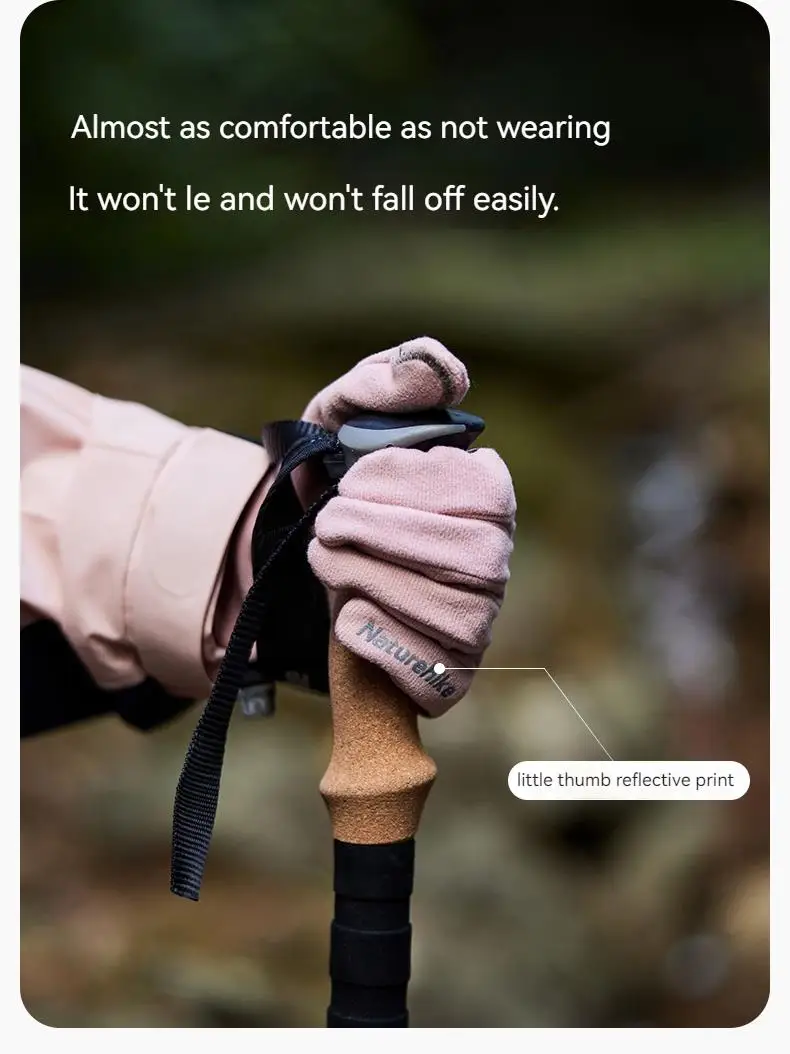 NATUREHIKE Warm Gloves Anti-Slip Touch Screen Gloves