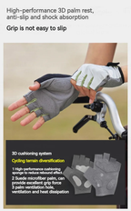NATUREHIKE Half Finger Riding Gloves Cycling Biking Gloves