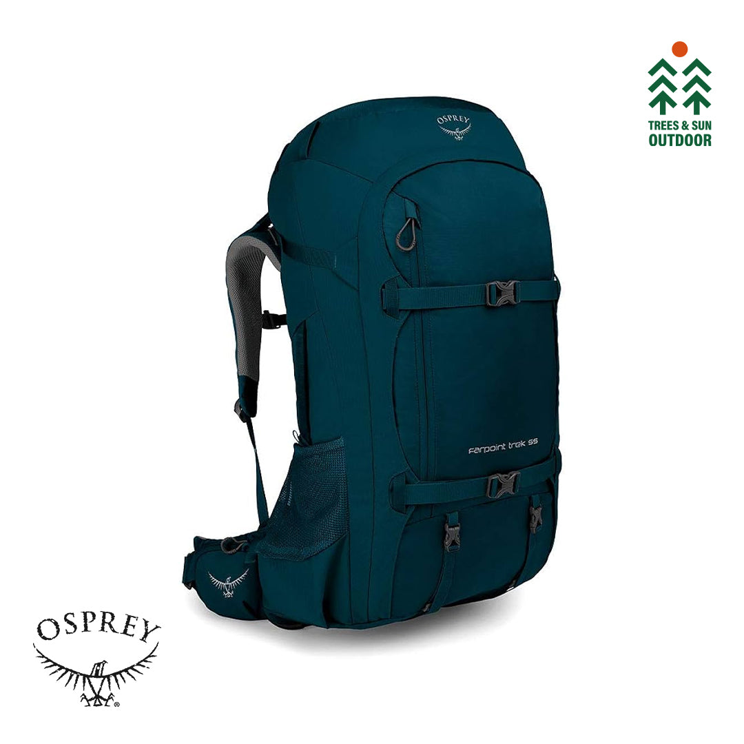 Osprey Farpoint Trek Pack 55 Men's Travel Trekking Outdoor Camping Hiking Travel Backpack
