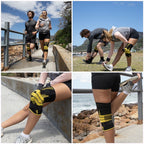 NATUREHIKE Professional Stabilize Patella Knee Support Silicone Spring Knee Pads
