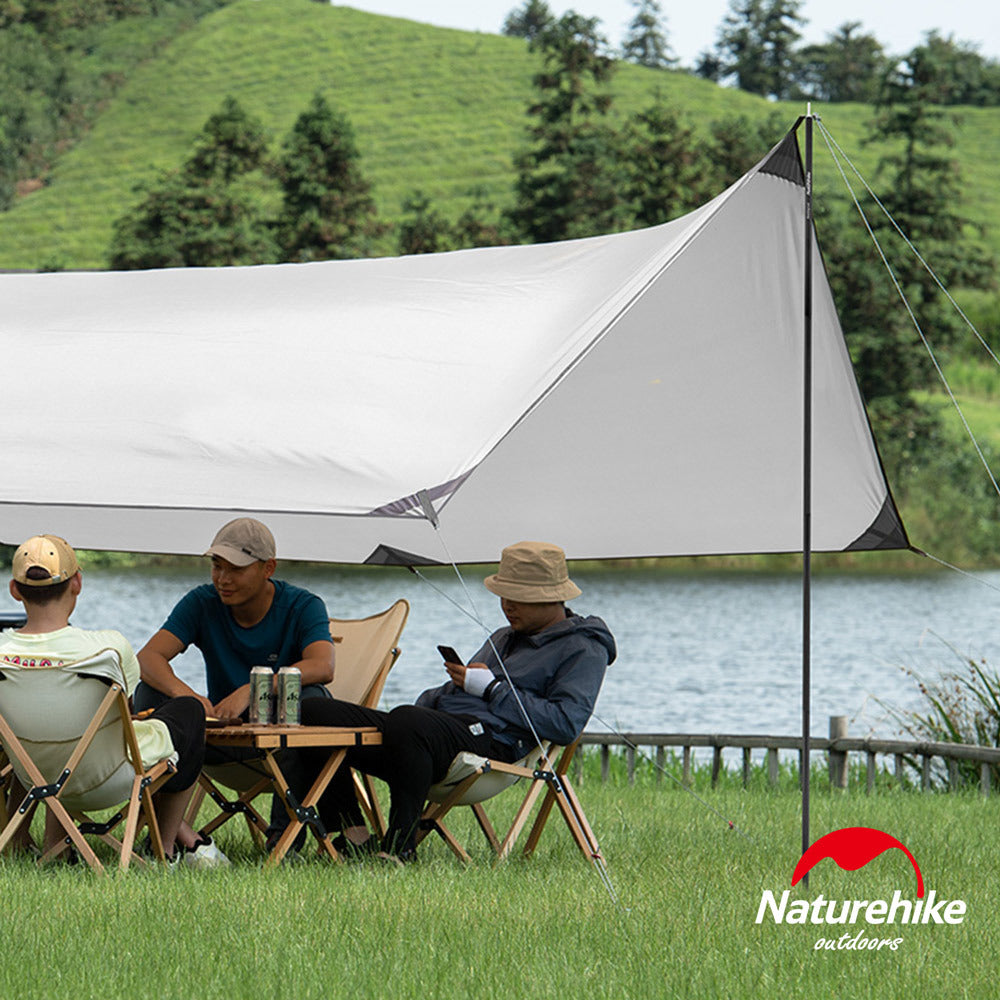 NATUREHIKE 2 Pcs 2M Camping Canopy Pole Tent Tarp Pole