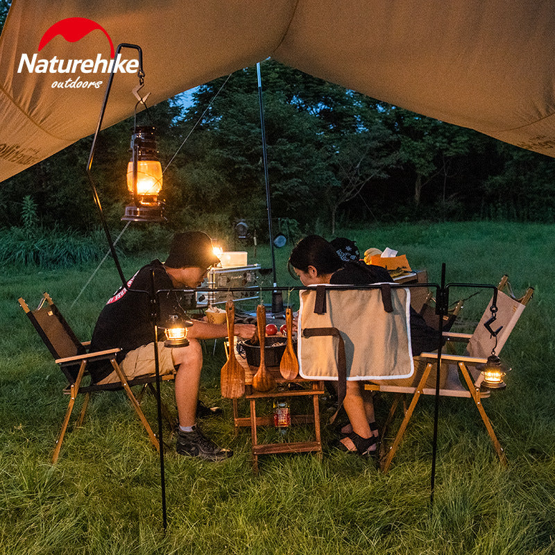 NATUREHIKE Camping Iron Hanging Light Stand