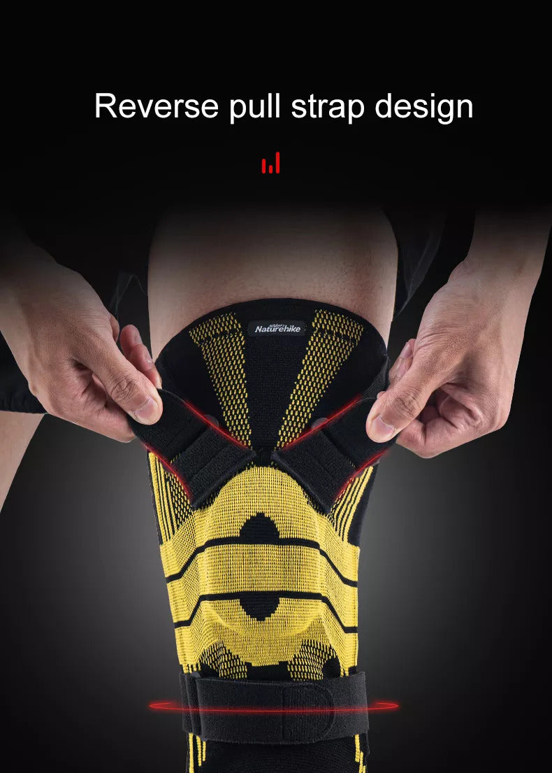 NATUREHIKE Professional Stabilize Patella Knee Support Silicone Spring Knee Pads