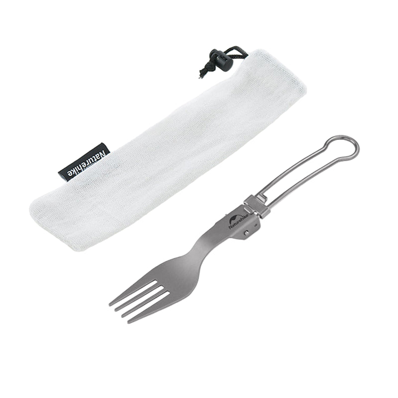 NATUREHIKE Folding Titanium Tableware Fork
