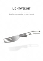NATUREHIKE Folding Titanium Tableware Fork