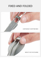 NATUREHIKE Folding Titanium Tableware Fork