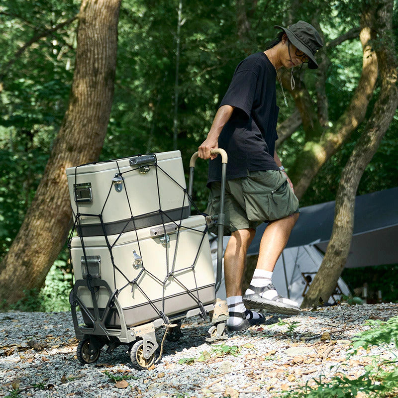 NATUREHIKE Wagon Trolley Cart Rubber Stretch Mesh with 8 Hooks