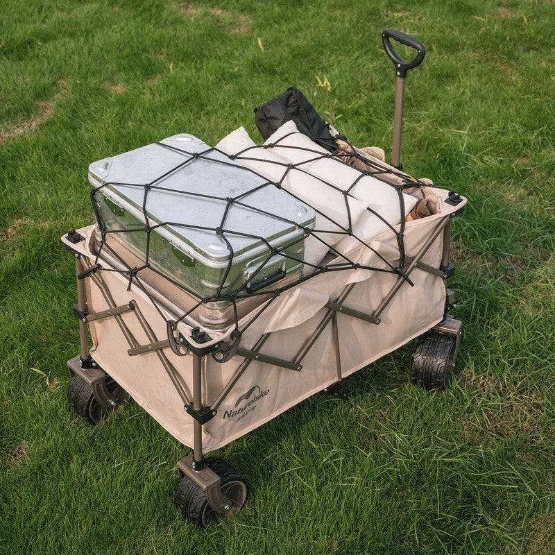 NATUREHIKE Wagon Trolley Cart Rubber Stretch Mesh with 8 Hooks