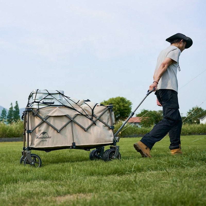 NATUREHIKE Wagon Trolley Cart Rubber Stretch Mesh with 8 Hooks