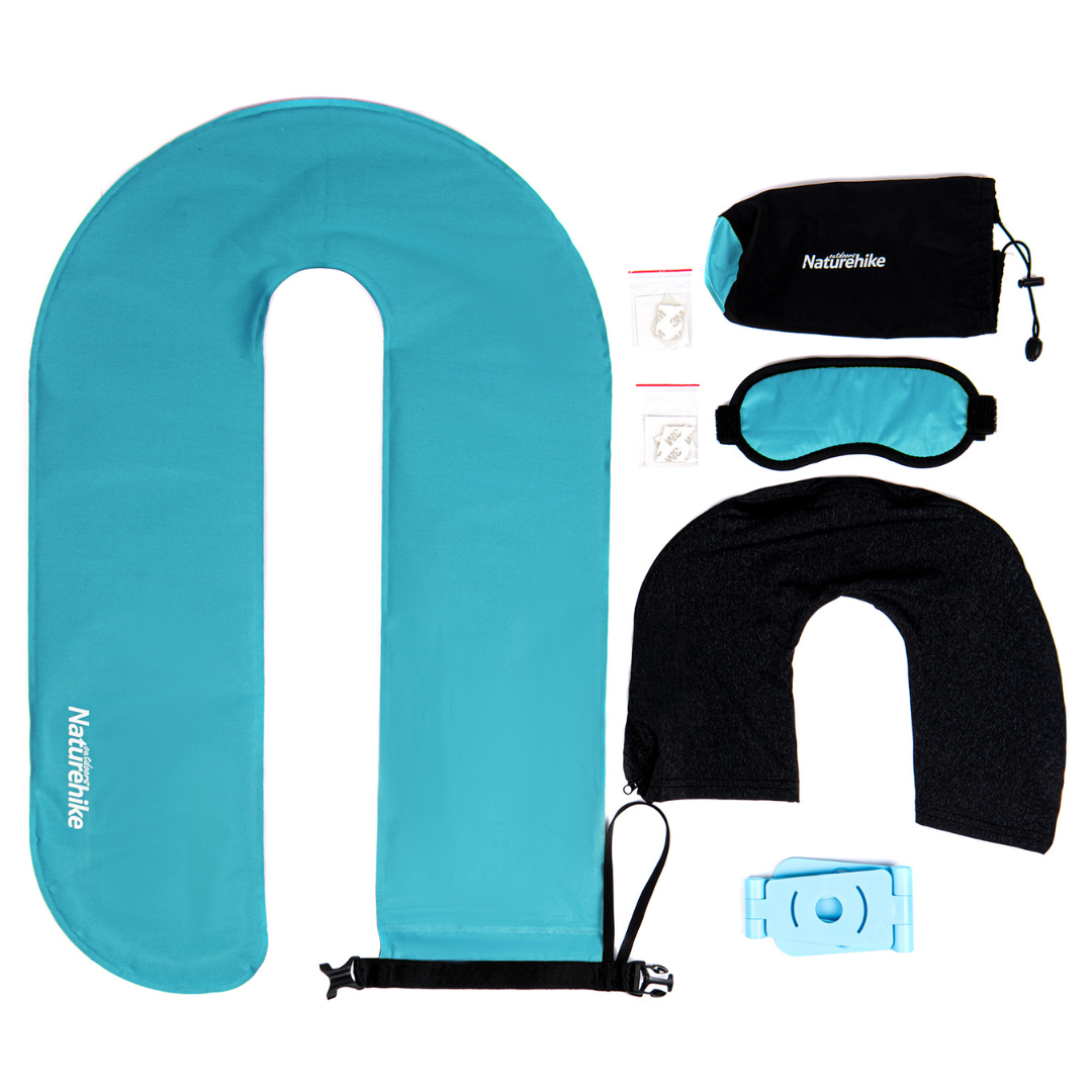 NATUREHIKE Multi-Function Lengthened U-Shaped Inflatable Pillow