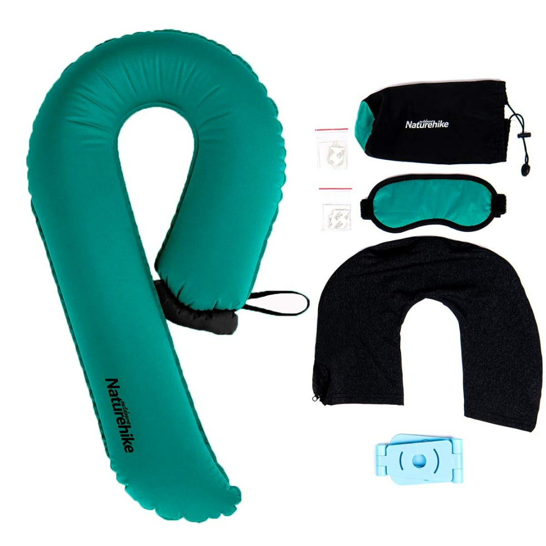 NATUREHIKE Multi-Function Lengthened U-Shaped Inflatable Pillow