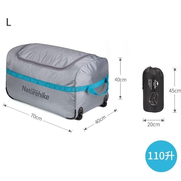NATUREHIKE A027 Travelling Camp Suitcase Luggage Bag 110L