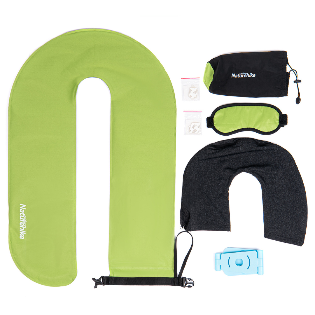 NATUREHIKE Multi-Function Lengthened U-Shaped Inflatable Pillow