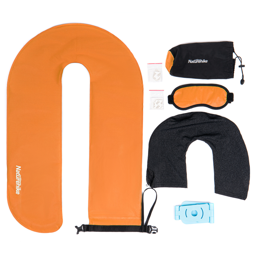 NATUREHIKE Multi-Function Lengthened U-Shaped Inflatable Pillow