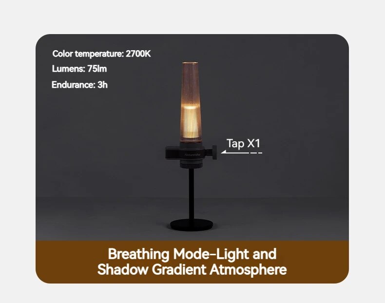NATUREHIKE Night Shadow LED Candlelight Atmosphere Lighting Lamp