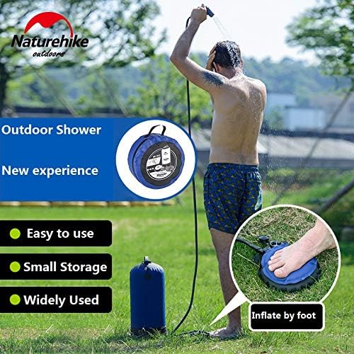 NATUREHIKE Portable Shower Outdoor Inflatable Bag 11L