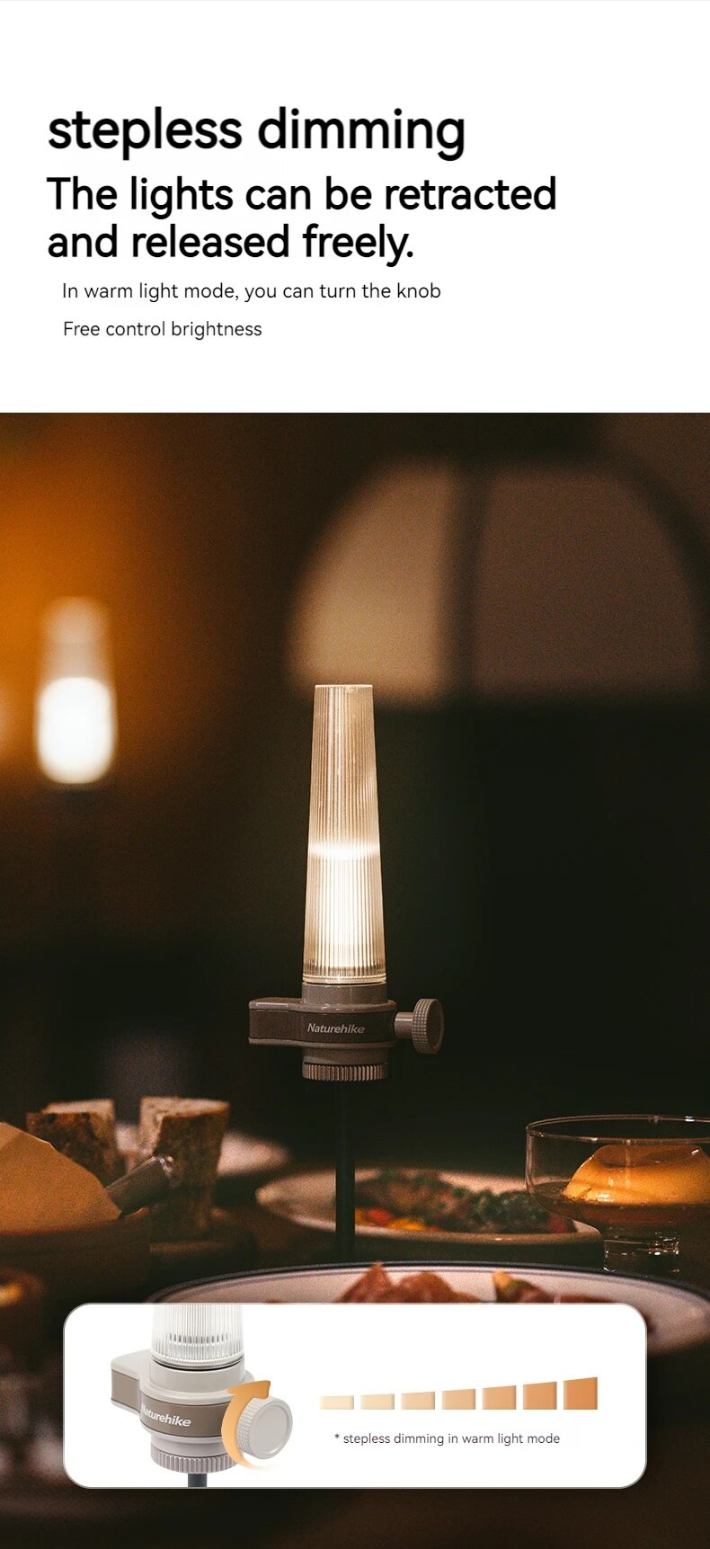 NATUREHIKE Night Shadow LED Candlelight Atmosphere Lighting Lamp