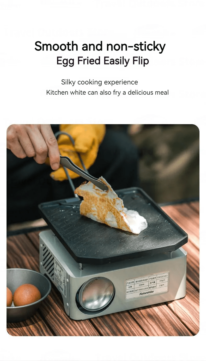 NATUREHIKE Non-Stick Frying Pan Outdoor Plate
