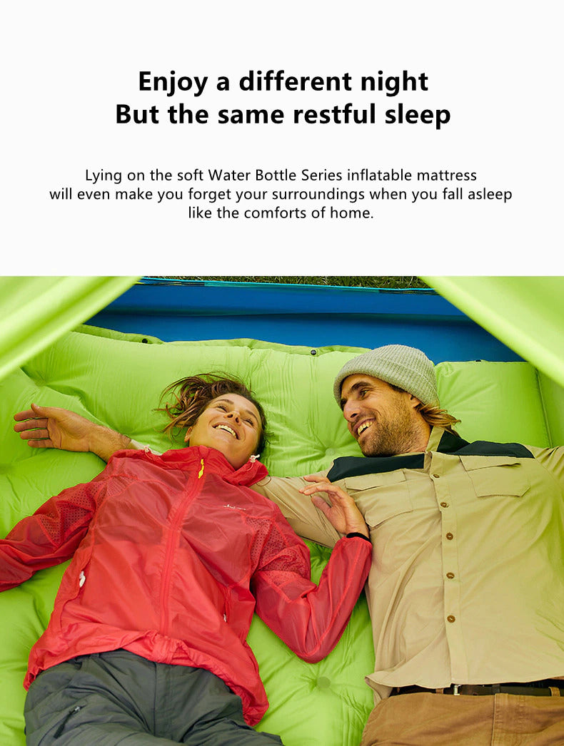 MOBI GARDEN 6CM Double Automatic Inflatable Sleeping Pad