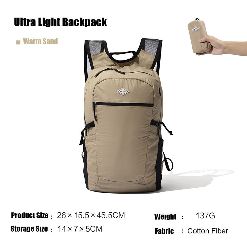 MOBI GARDEN Ultra-Light 16L Foldable Backpack