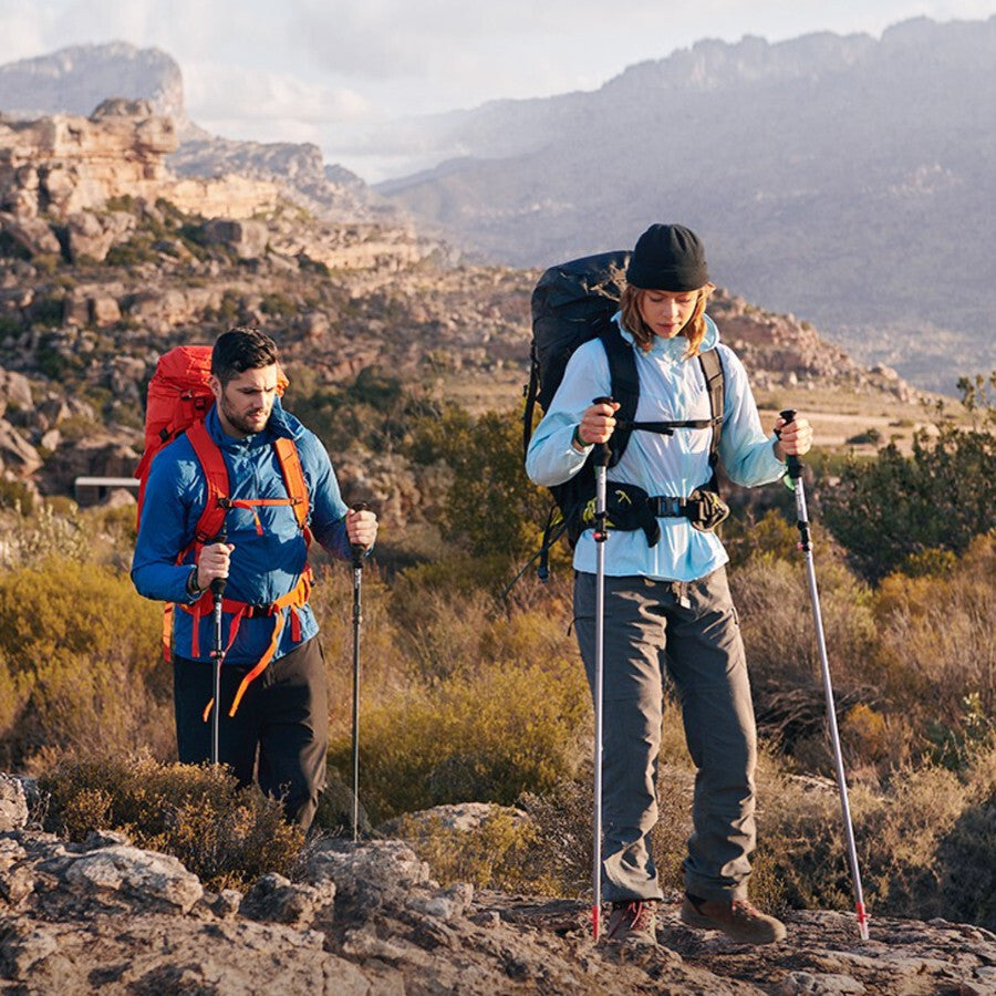 MOBI GARDEN Lightweight Aluminum Retractable Trekking Pole