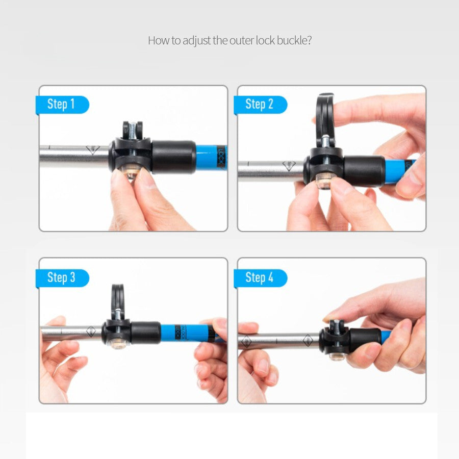 MOBI GARDEN Lightweight Aluminum Retractable Trekking Pole