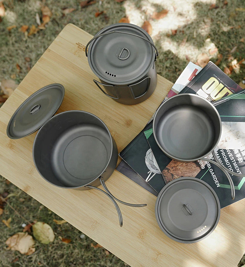MOBI GARDEN Titanium Single Pot 800ml