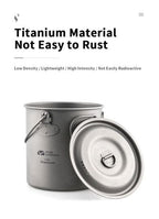 MOBI GARDEN Titanium Single Pot 800ml