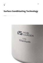 MOBI GARDEN Titanium Single Pot 800ml