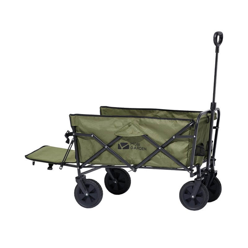 MOBI GARDEN Openable Folding Wagon Cart 100L