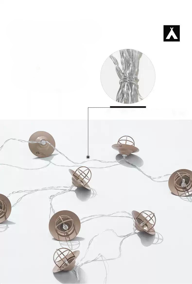 MOBI GARDEN Star Wish Lantern String Light 2.2m