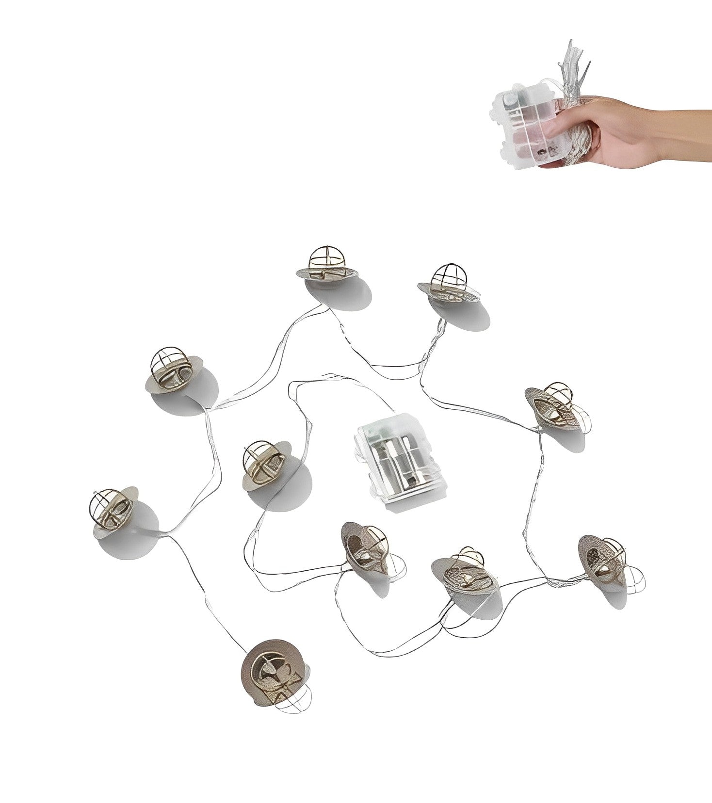 MOBI GARDEN Star Wish Lantern String Light 2.2m