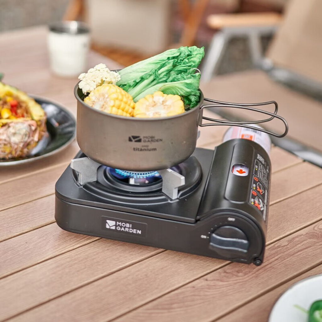 MOBI GARDEN Cassette Gas Square Mini Stove