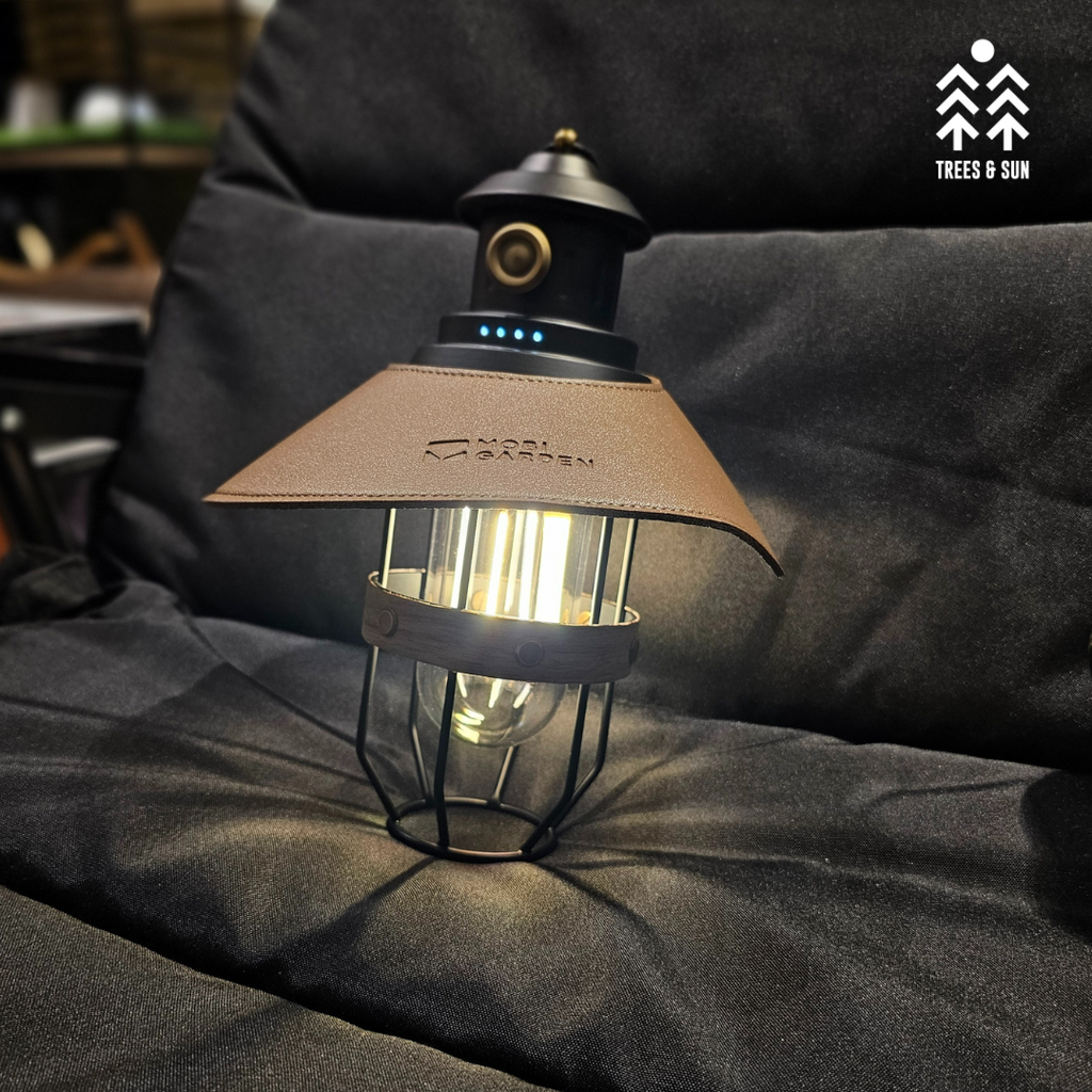 MOBI GARDEN Vintage Multi-Function Hanging Camp Lamp