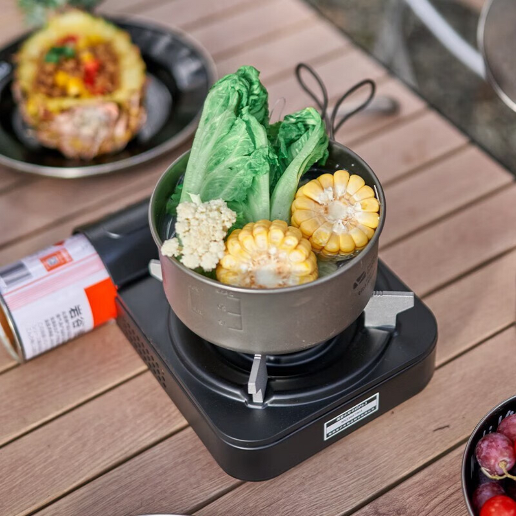 MOBI GARDEN Cassette Gas Square Mini Stove