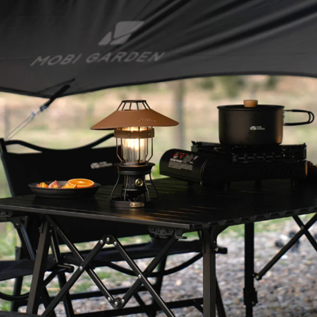 MOBI GARDEN Vintage Multi-Function Hanging Camp Lamp