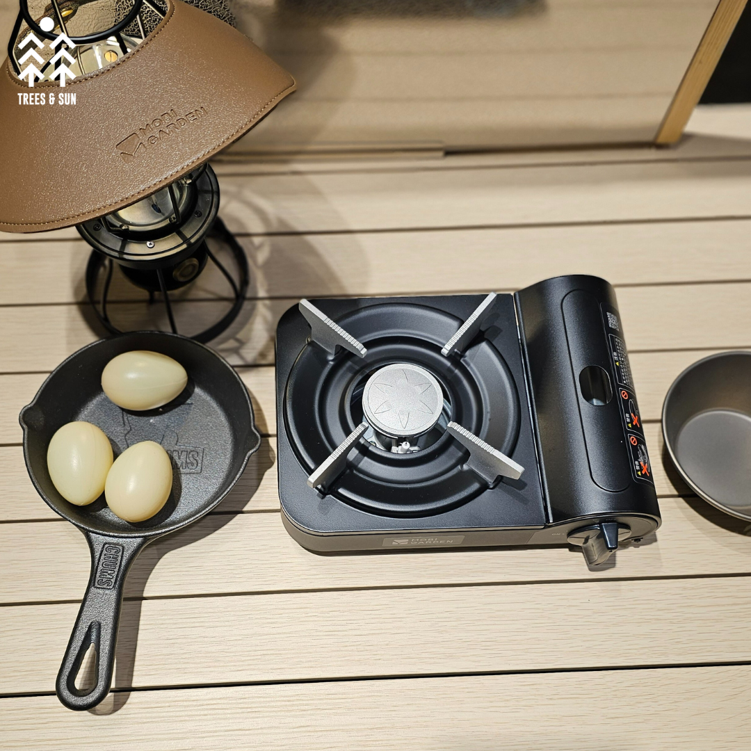 MOBI GARDEN Cassette Gas Square Mini Stove