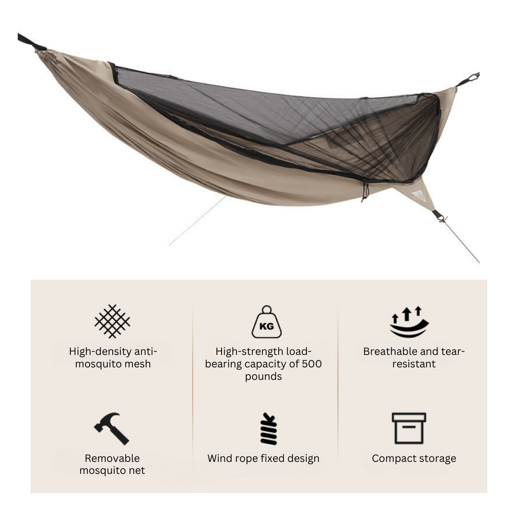MOBI GARDEN Hammock with Mosquito Mesh