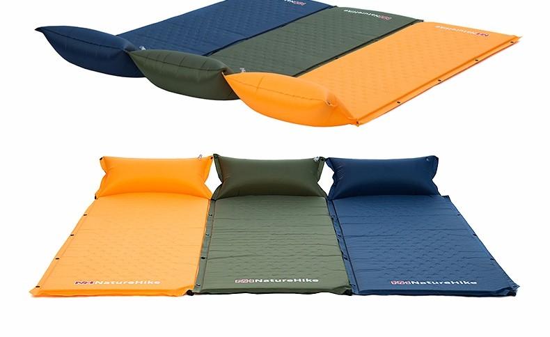 NATUREHIKE One Man Inflatable Sleeping Pad With Pillow