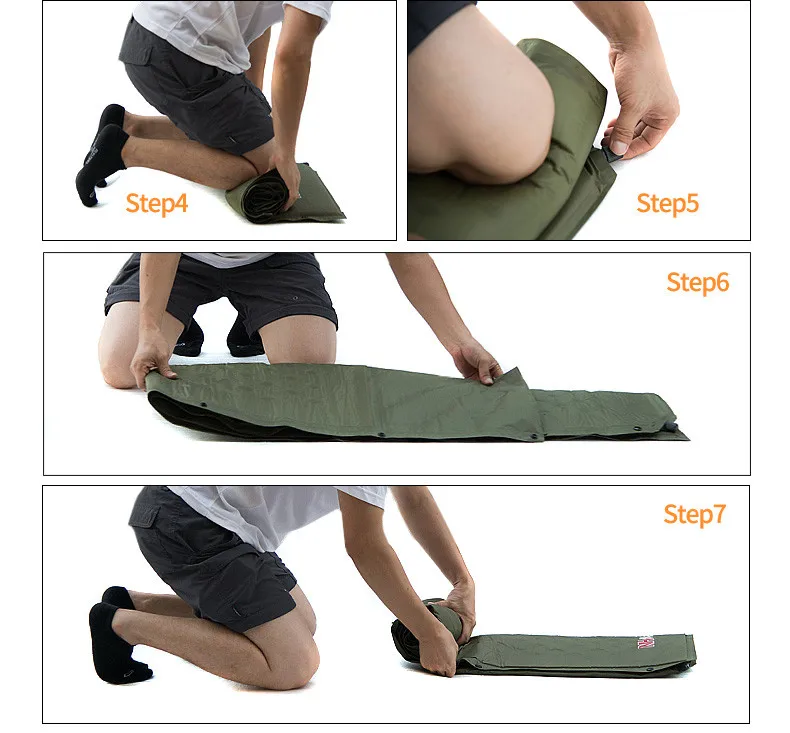 NATUREHIKE One Man Inflatable Sleeping Pad With Pillow