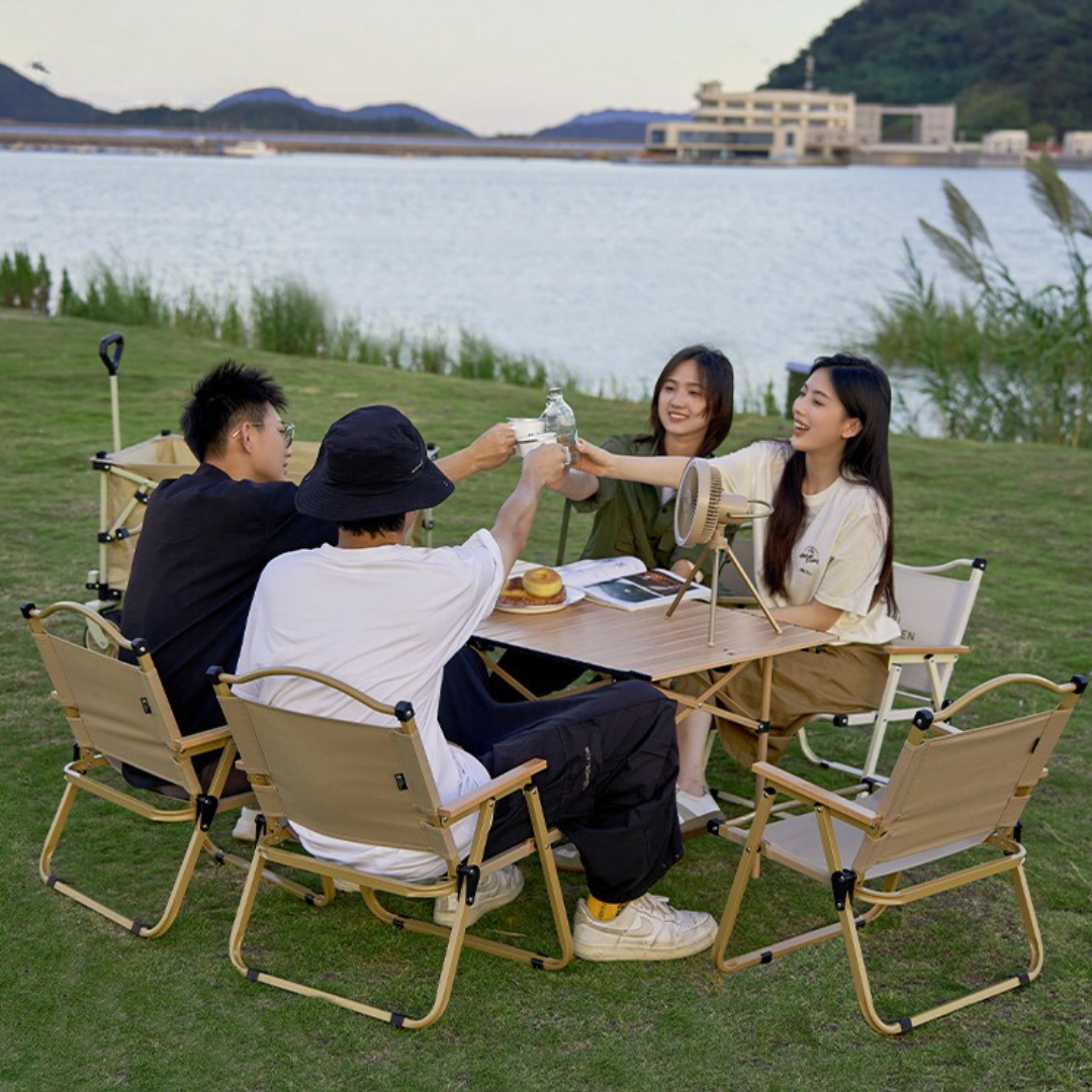 MOBI GARDEN Folding Egg Roll Table
