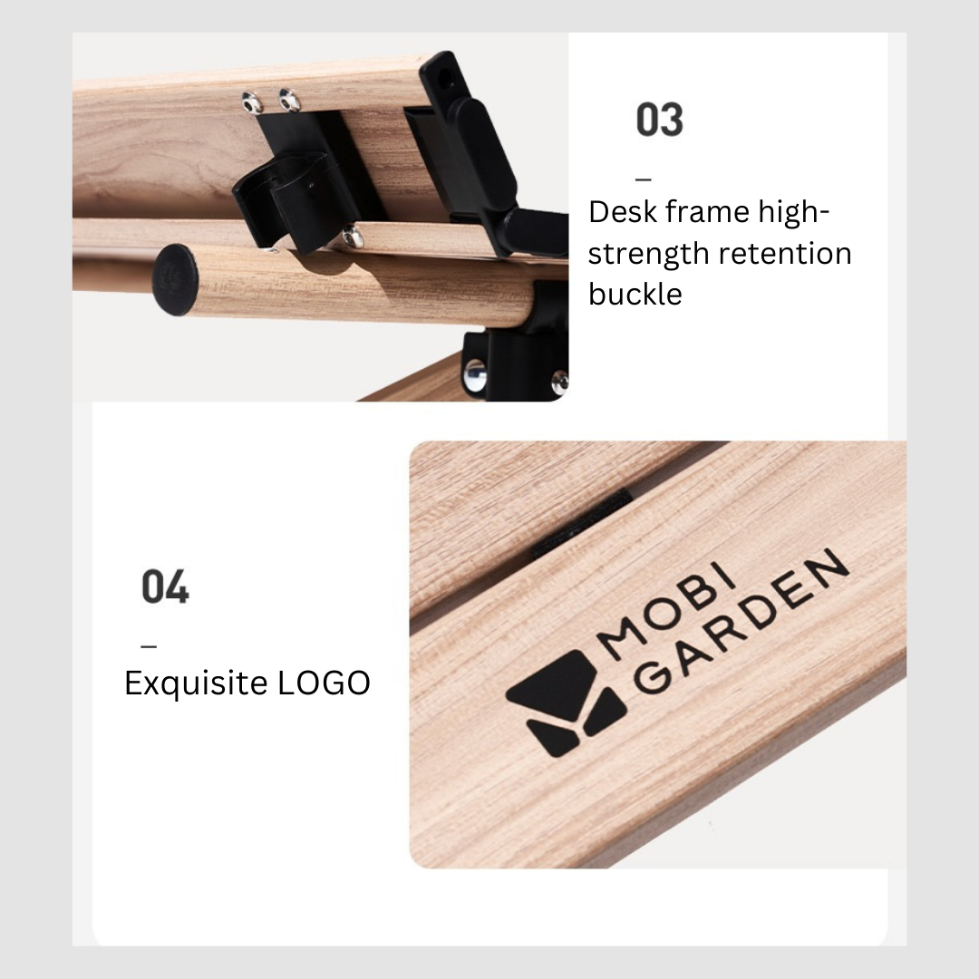 MOBI GARDEN Folding Egg Roll Table