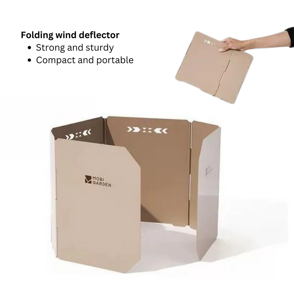 MOBI GARDEN Windshield for Cassette Stove