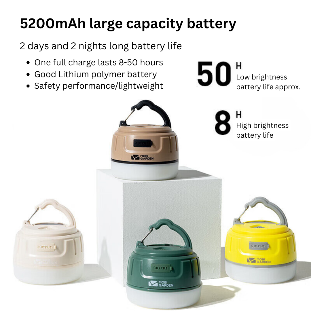 MOBI GARDEN Camp Light 5200 Pro
