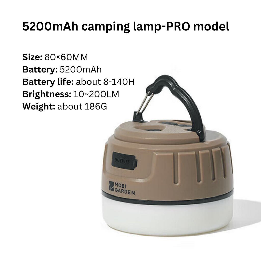 MOBI GARDEN Camp Light 5200 Pro