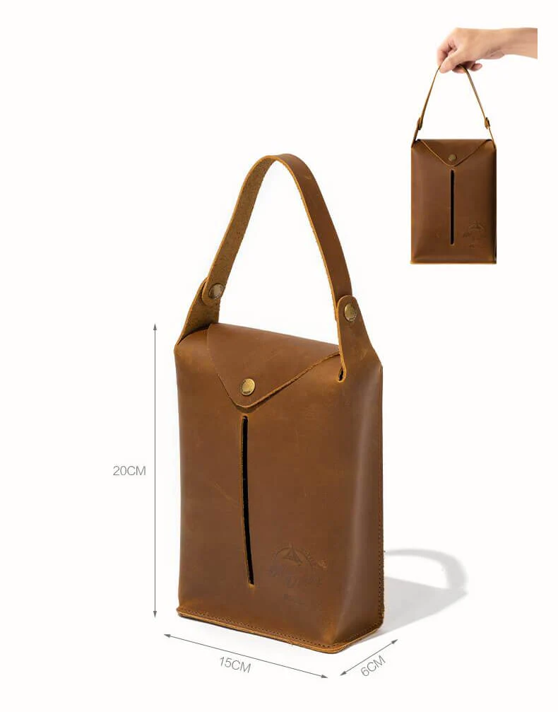 MOBI GARDEN Cowhide Paper Tissue Box