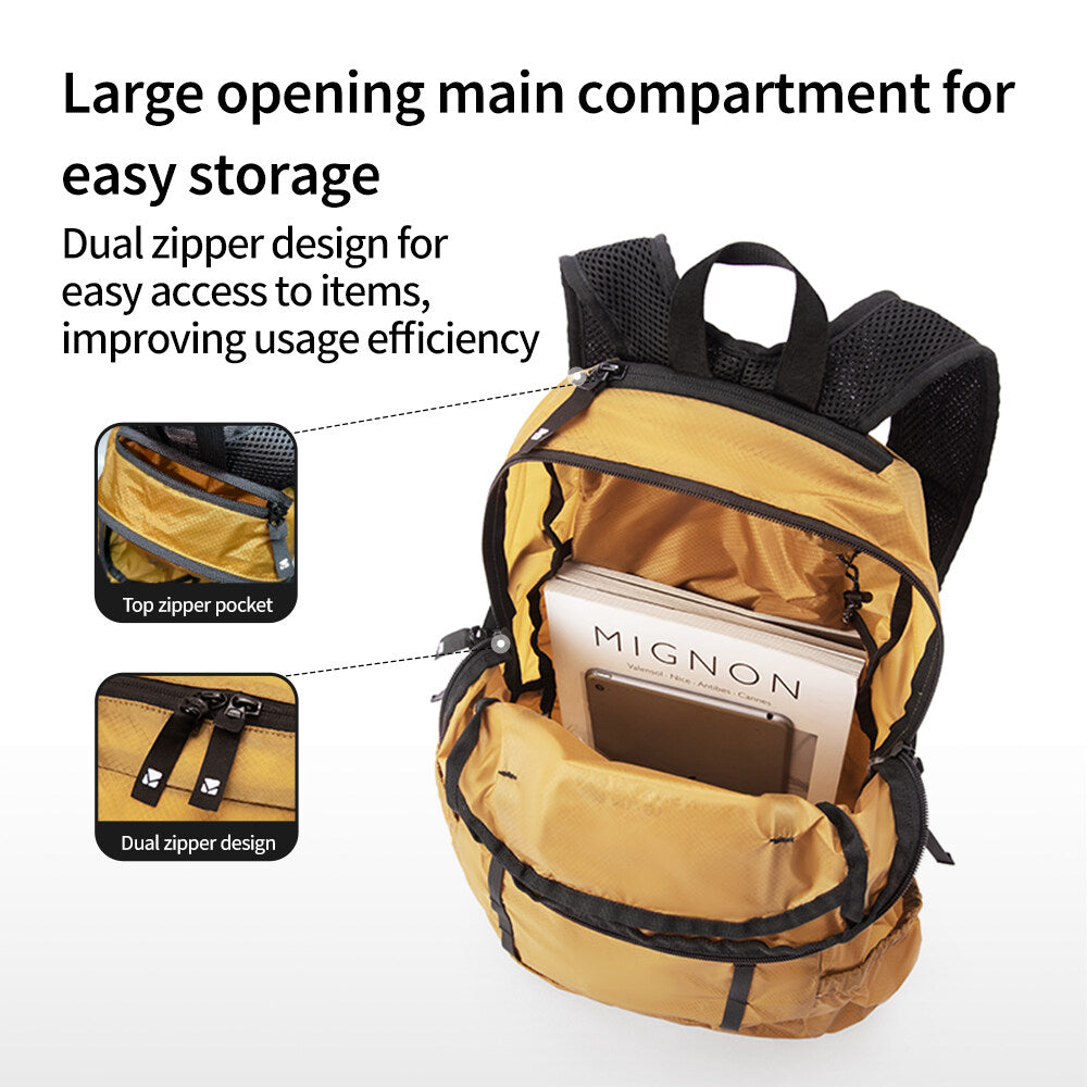 MOBI GARDEN Ultra-Lightweight 20L Foldable Backpack