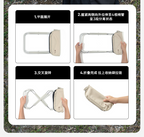 MOBI GARDEN Jingye Portable 2-in-1 Folding Stool
